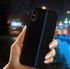 TOPTEL Maskica Moto Carbon za Samsung Galaxy A6 2018, crna s plavom trakom