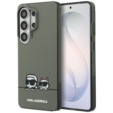 KARL LAGERFELD IML Peekaboo Karl & Choupette MagSafe maskica za Samsung Galaxy S26 Ultra, crna
