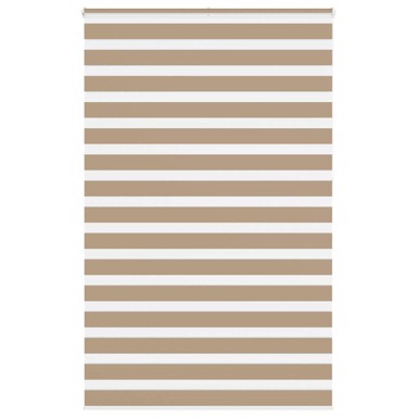 Zebra zavjesa, 145 x 230 cm, širina tkanine 140,9 cm, poliester, pješčano smeđa