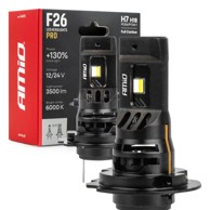 AMIO LED žarulja F26 Pro LumiTec H7/H18, +130%, CANBUS