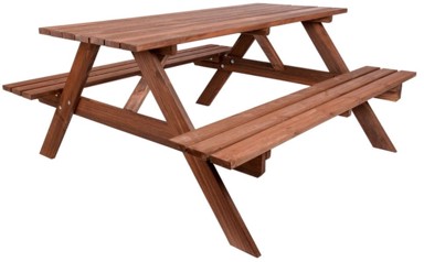 ROJAPLAST Drvena vrtna garnitura Piknik, 160 cm