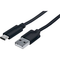 MANHATTAN Kabel, USB-A na USB-C, USB 2.0, muški na muški, 353298, duljina 1 m, crna