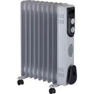 JATA Uljni radijator R109, 2000 W, 9 rebara, sivi