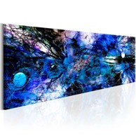 Slika Blue Artistic Chaos 150x50