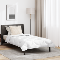 2-u-1 punionica s jastukom 2 pcs 155 x 200 cm mikrofibra, bijela