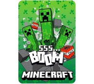 Minecraft dekica za djecu od flisa 100 x 140 cm