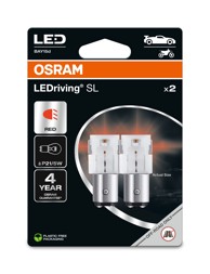 OSRAM LEDriving SL P21/5W (BAY15D) LED žarulja crvena