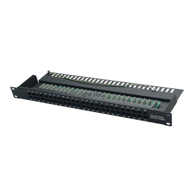 Glasovni patch panel RJ45, 50 priključaka