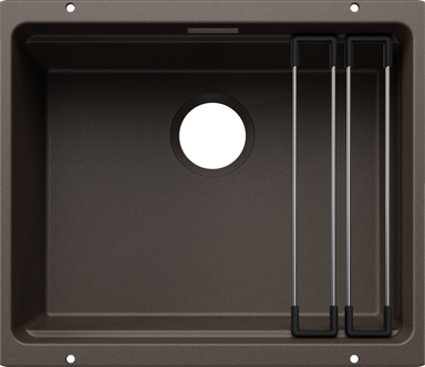 BLANCO Sudoper ETAGON 500-U SILGRANIT inox nosači, bez InFino pribora - kava