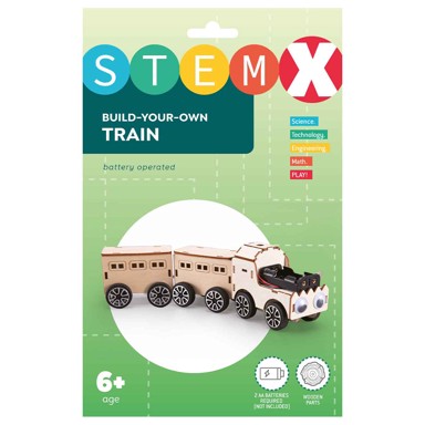 STEMX Drveni set za slaganje Vlak