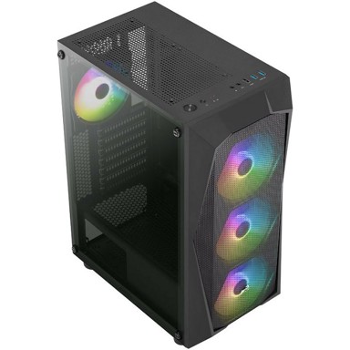 AEROCOOL Kućište Falcon V2, mid tower, ATX, akril, crno
