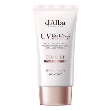 D'ALBA Waterfull tone-up sun cream SPF 50+PA+++ – pink – tone-up krema za sunčanje 50 ml