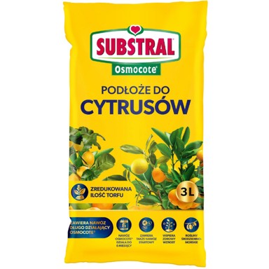 SUBSTRAL Zemlja za citruse i mediteranske biljke 3 l s osmocotama