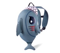 CRAZYSAFETY Dječji ruksak Shark, sivi