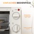 HOMESTAR Mini pećnica 9 L, krem bijela