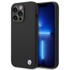 BMW Etui Silicone Metal Logo, za iPhone 14 Pro Max, silikonski, crna