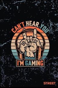 Street bilježnica Gaming, A4 linije, 54 lista, meki uvez