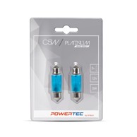 POWER-TEC Platinum White Effect žarulje C5W 11x36 mm 12 V Duo Ptzpt33-02B