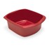 ADDIS Plastični lavor, ciglasto crveni, četvrtasti, 38 x 32 x 14 cm