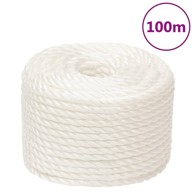 Radno uže bijelo 10 mm 100 m od polipropilena