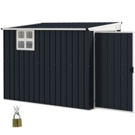 HOMESTAR Vrtna sjenica 128 x 231 x 181 cm, tamnosiva