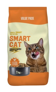 SMART CAT Hrana za mačke ADULT, piletina 2 kg