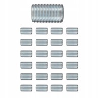 Moonlight navojni cijevni nipl M10 x 20 mm set od 25 za svjetiljke i rasvjetu