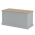 STØRAA Siva škrinja 90x45 cm Binz