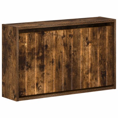 Zidni ormar za cipele Zwolle 71 x 17 x 43 cm, dimljeni hrast