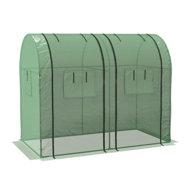 AGA vrtni plastenik, 185 x 94 x 150 cm, zelena  