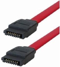 NAVIATEC Kabel interni SATA, 6Gb/s, 50cm, crveni