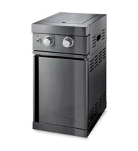 Roštilj 7909 s dvostrukim plamenikom, crni