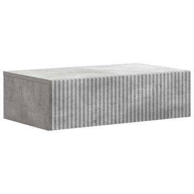 Zidni stol, 59 x 34,5 x 17 cm, betonsko siva