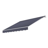 VEVOR Ručna uvlačna tenda 350 x 300 cm, siva