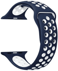 KSIX silikonski remen kompatibilan s Apple Watch 42 44 45 49mm, plava