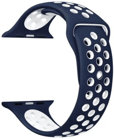 KSIX silikonski remen kompatibilan s Apple Watch 42 44 45 49mm, plava