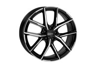 ALUTEC Aluminijska felga Aveleno 8,0x19 5x114,3 ET40 CB70,1, crna s poliranom površinom