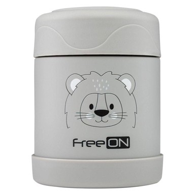 FREEON Termos posuda, 350 ml, lav, sivi