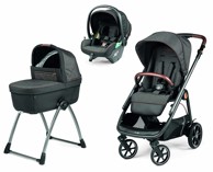 PEG PEREGO Dječja kolica Veloce Belvedere Lounge 3u1, modularni sustav, siva