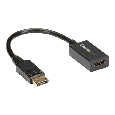 STARTECH Adapter kabel DisplayPort na HDMI 0,21 m, crni