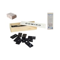 Društvena igra Domino set, 3 god+, crni