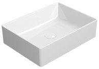 GSI KUBE X Umivaonik, 60x37 cm, bez otvora, keramika, bijela mat