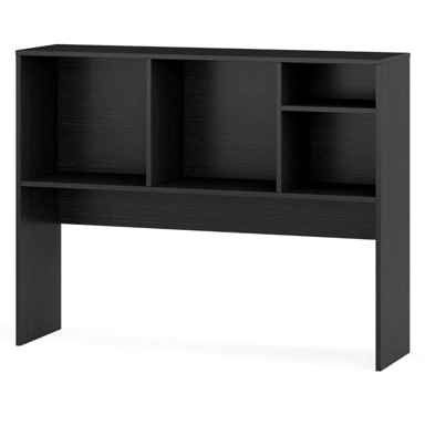 NORTHIX Polica za pisaći stol, 94 x 25 x 73 cm, MDF, 4 pretinca, crna