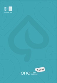 LIPA MILL Bilježnica One Colour-One Subject A4, kvadratići, 42 lista, meki uvez