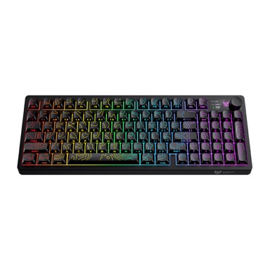 ONIKUMA Gaming tipkovnica MT902, membranska, Bluetooth, 2.4 GHz, USB-C, RGB, EN, crna