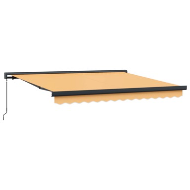Skrovita tenda, 500 x 300 cm, tkanina i metal, pijesak