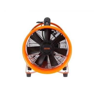 VEVOR Ventilacijski ventilator teške konstrukcije s cilindrom i 5 m zračnim crijevom, 298 x 293 x 370 mm