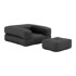 KARUP DESIGN Tamnosiva promjenjiva fotelja Cube, 90x95x50 cm