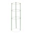 NORTHIX Nosači za biljke 60 cm set od 4 kom metal plastika, zeleni