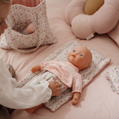 LITTLE DUTCH Torba za previjanje za lutke, Soft Flowers